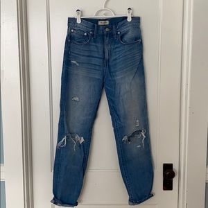 Madewell Perfect Vintage Jean - Destroyed Wash